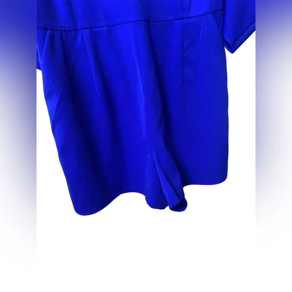 Ditzy Daizy large romper royal blue short beach vacation - Picture 5 of 8